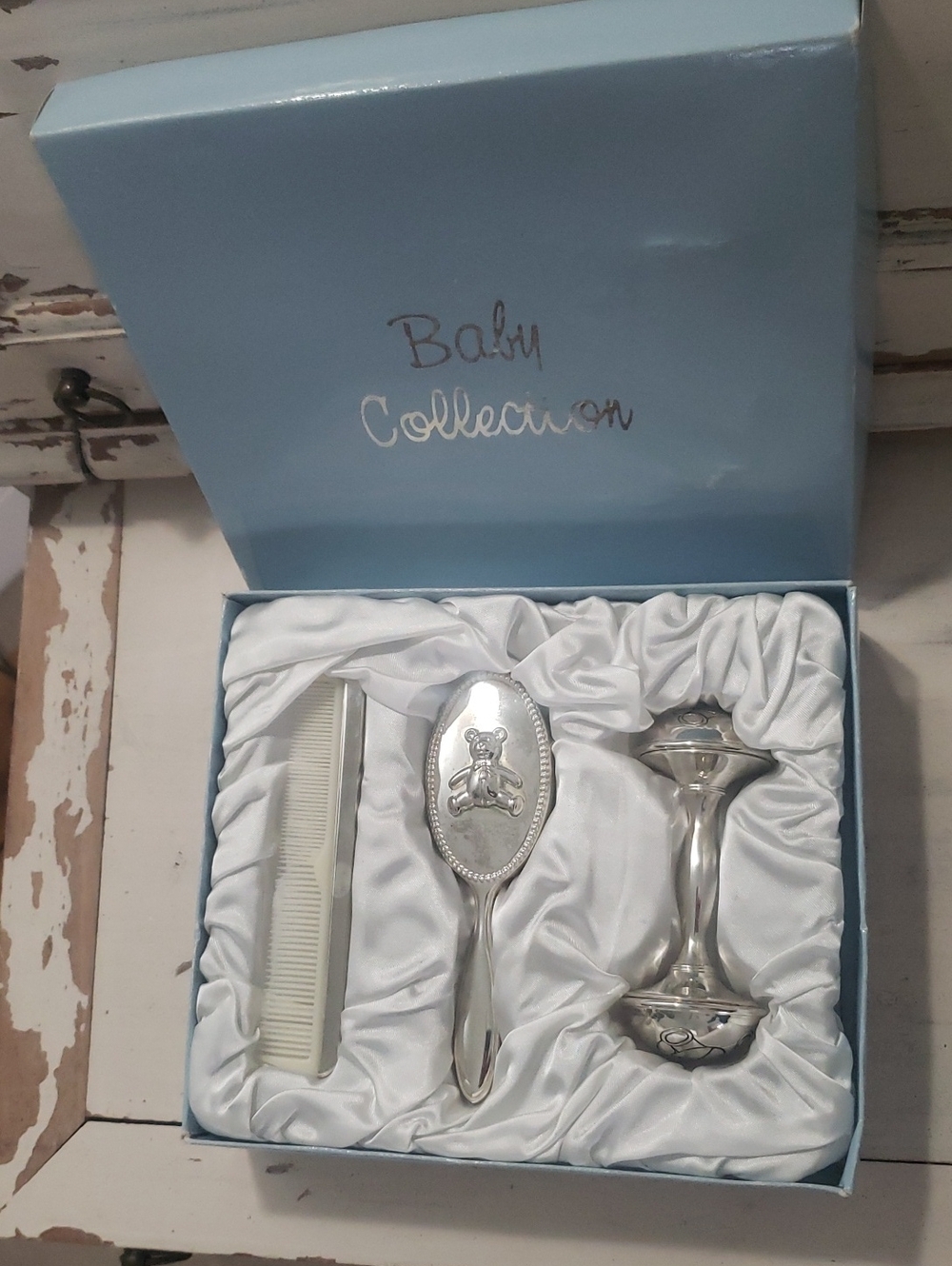 Baby Collection Silver Rattle Set